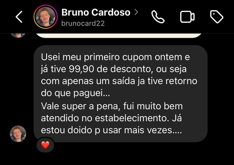 Depoimento de Bruno Cardoso — Vitoria em Dobro