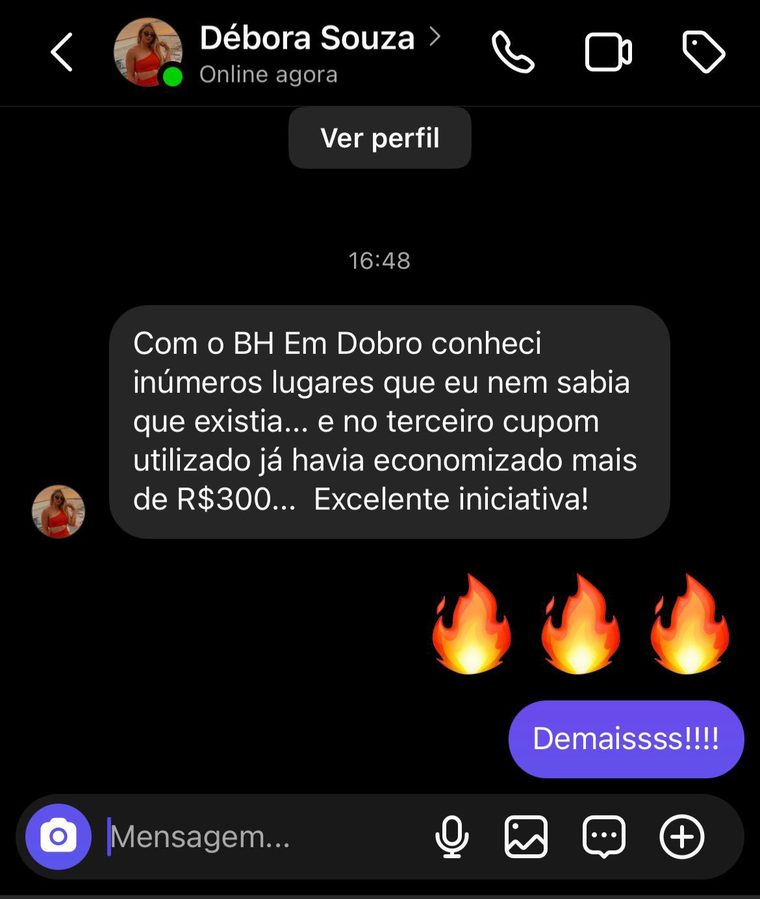 Depoimento de Débora Souza — Vitoria em Dobro